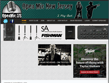 Tablet Screenshot of openmicnewjersey.com